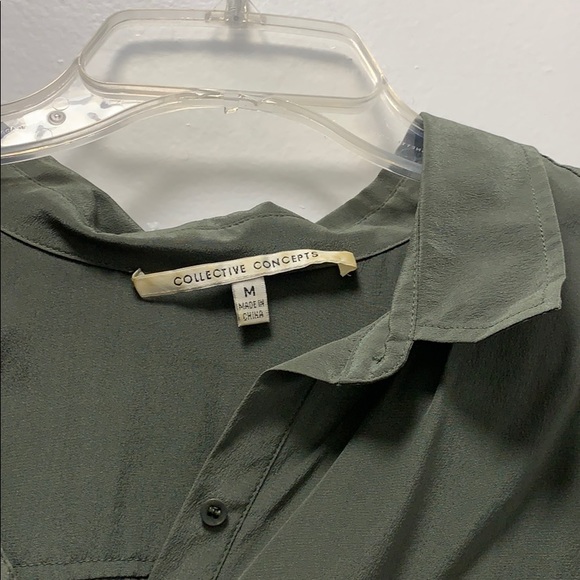 Collective concepts silk shirt - Picture 2 of 3